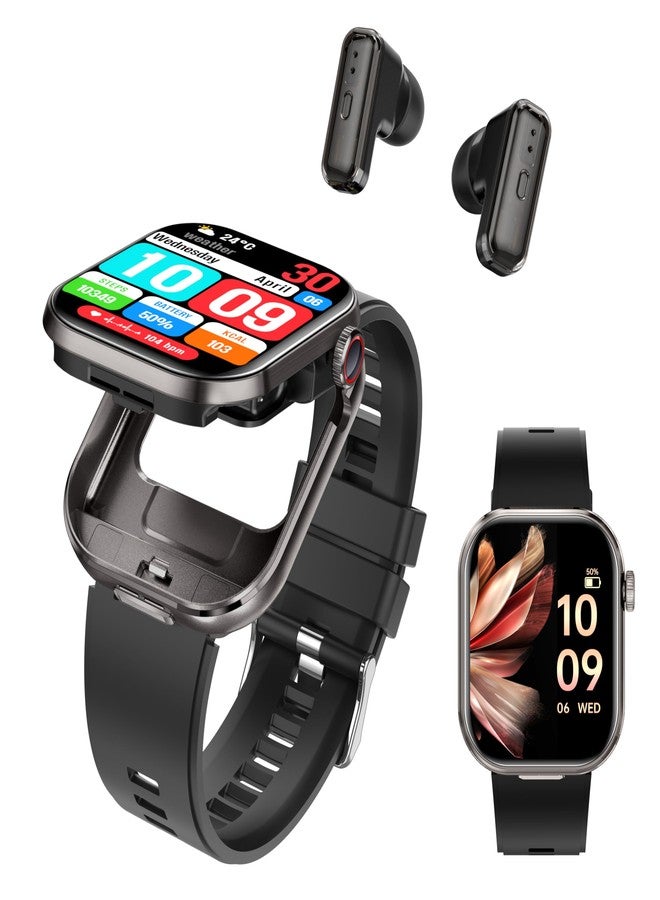 ATEVIX Smart Watch with Earbuds, 2.02