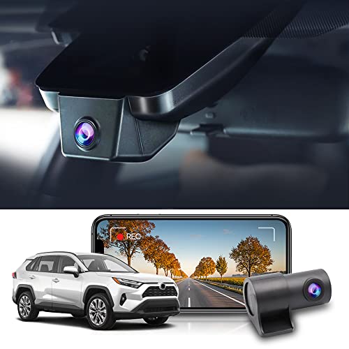 Compare Fitcamx Front 2160P+Rear 1080P Dash Cam for 20222025 Toyota RAV4 LE Limited SE Adventure XLE XSE Model B Has Vent Hole, OEM Style, Dual Loop Recording, WiFi & APP, GSensor, Easy to Set, 128GB Card at KSA Price