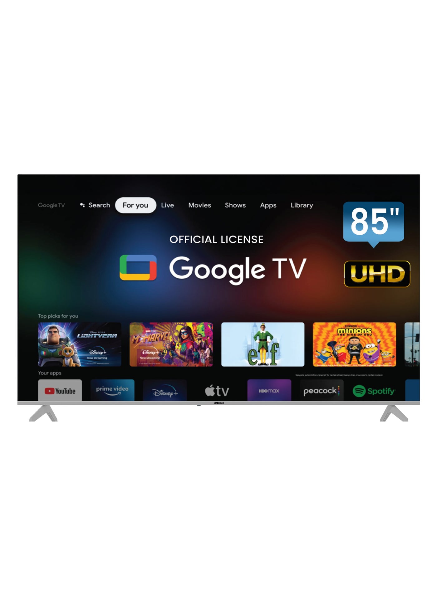 85-Inch UHD 4K Smart DLED TV 3840x2160 Resolution,…