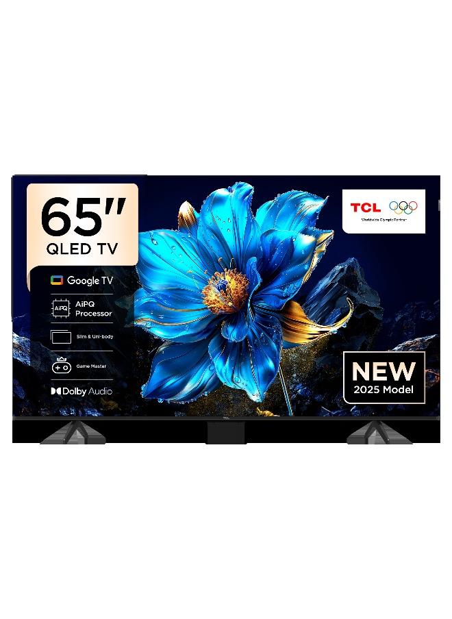 Compare Television 65 Inch Smart TV 4K QLED Colorful Quantum Crystal HDR 10+ Gaming Google TV, ONKYO 2.1 HiFi, Dolby Atmos, DTS Virtual X, Voice Control, Game Master, 2025 Model 65P7K Black at KSA Price