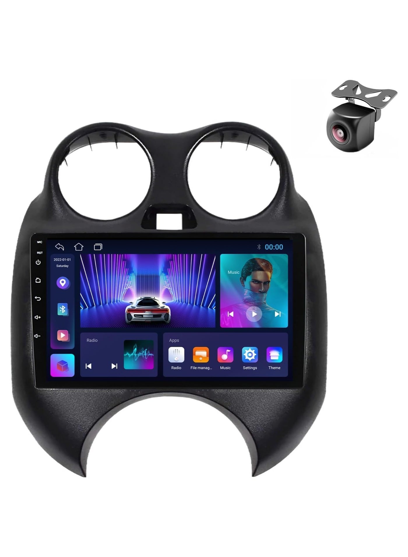 Compare Android Car Stereo for Nissan SunnyMarchMicra 20102013 6GB RAM 128GB ROM 9 Inch SIM Card, Apple Carplay, MirrorLink WiFi BT, DSP IPS Touch Screen with AHD Camera Included at KSA Price