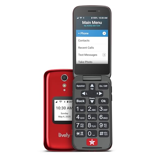 Lively Jitterbug Flip2 - Flip Cell Phone for…