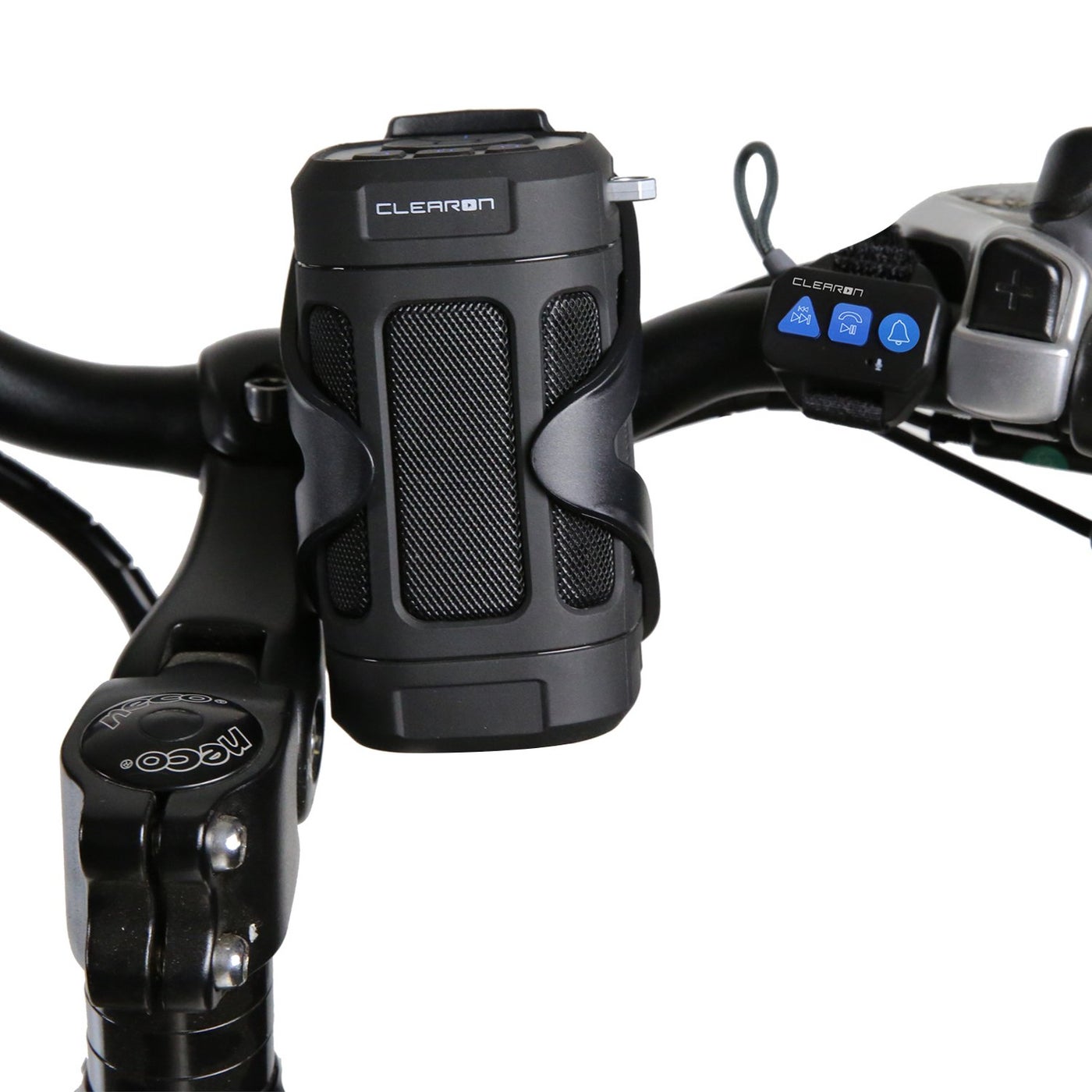 Compare Clearon Wireless Waterproof Speaker Portable Bluetooth 50 Speaker with Bike Mount Remote Premium Sound Quality Loud 8W Mini Speaker 10 Hours of Playtime Black at KSA Price