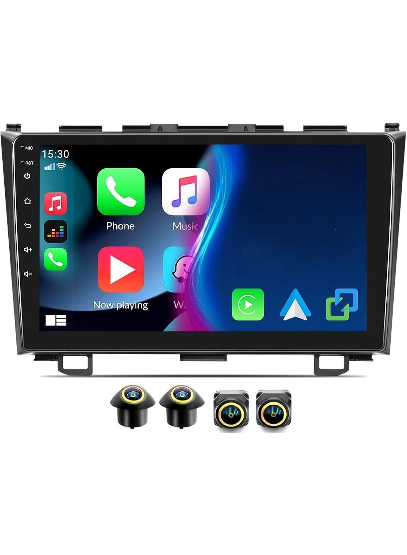 Compare Android Car Stereo for Honda CRV 20072011 4GB RAM 64GB ROM Support Carplay, MLink WiFi BT, Radio GPS, 9 Inch IPS.QLED, Screen with 360D Camera Included at KSA Price