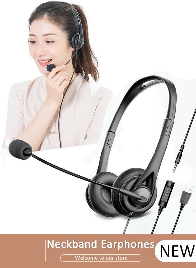 Headsets with Microphone for Laptop,Wired Computer…