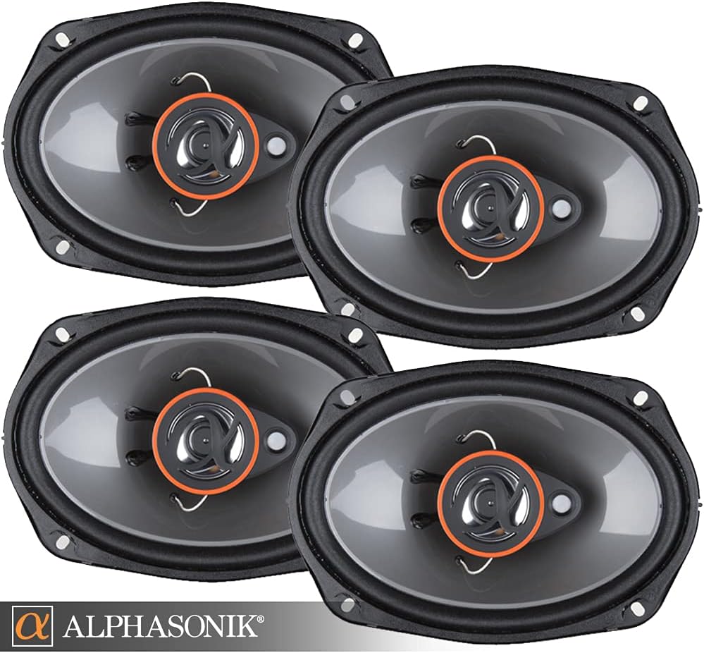 Compare Alphasonik AS268P 6x8 Inch 350W 3Way Car Speakers at KSA Price