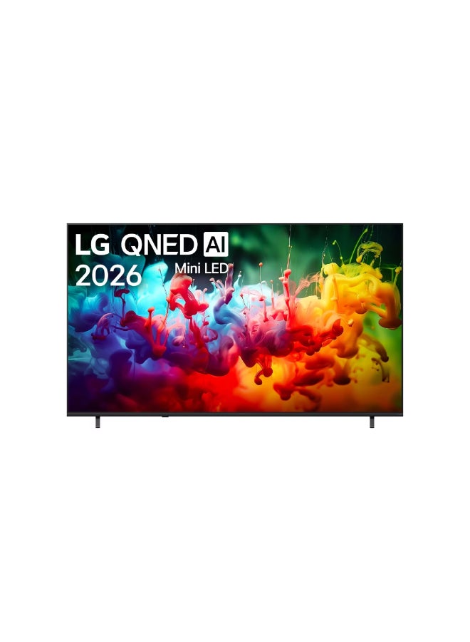 Compare 85 inch LG QNED AI Mini LED 4K Smart TV Award‑winning Multi AI webOS 2026  85QNED72B6T Black at KSA Price
