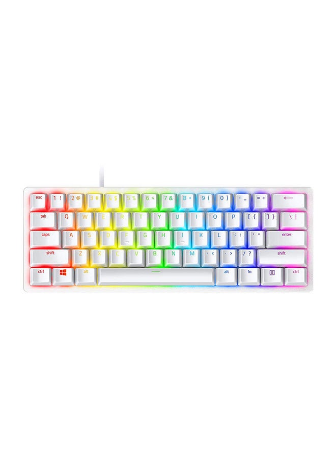 Compare Huntsman Mini 60% Gaming Keyboard Purple Switch: Fast Keyboard Switches, Clicky Optical Switches, Chroma RGB Lighting, PBT Keycaps, Onboard Memory  Mercury White at KSA Price