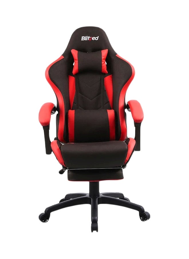 Compare Gaming Racing Style Chair With Retractable Footrest BlackRed at KSA Price