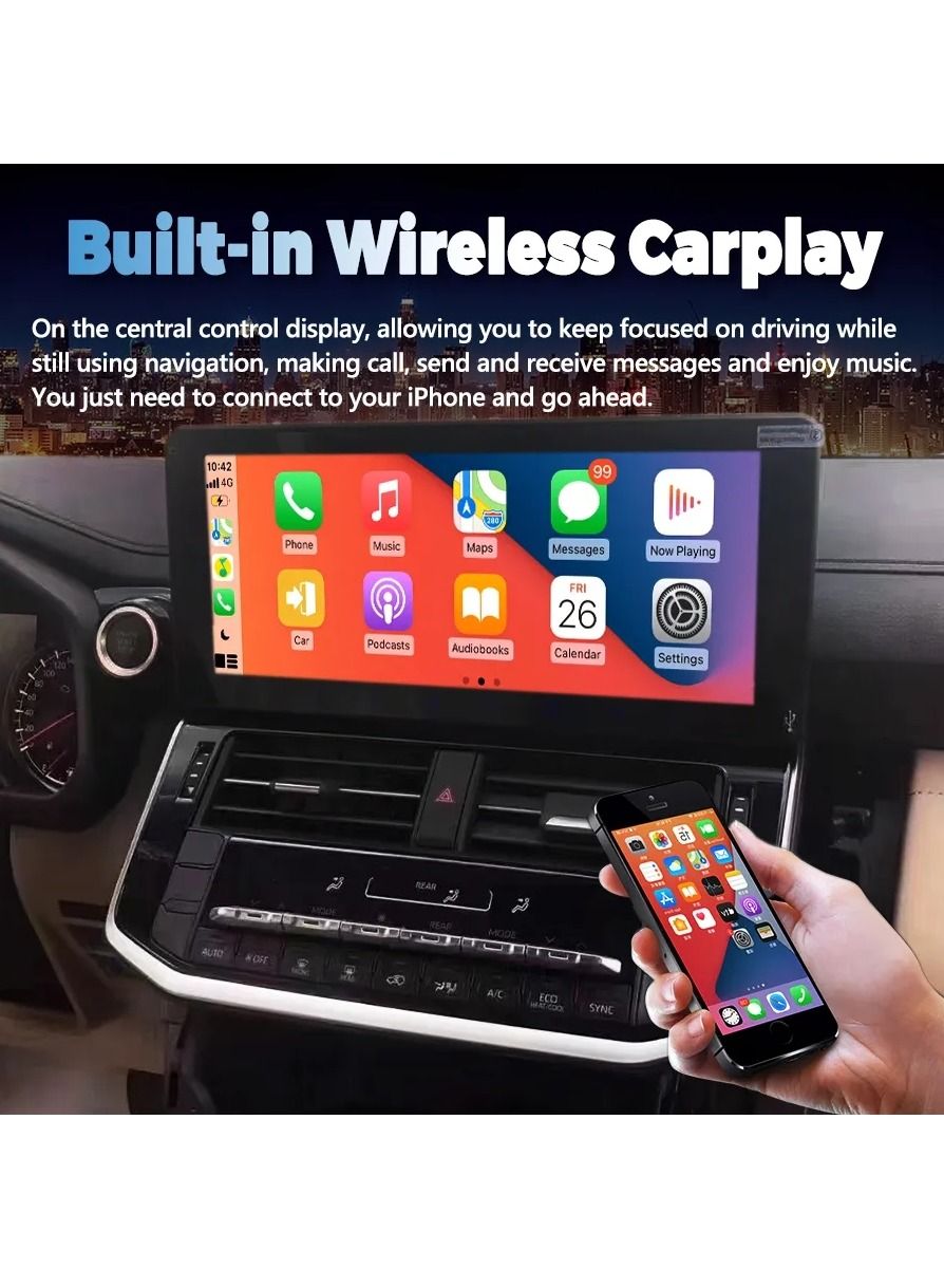 Compare Land Cruiser 2022 GXR EXR Android Screen 4GB RAM Support Apple Carplay Android Auto Wireless Big screen Support SIM Card DSP at KSA Price