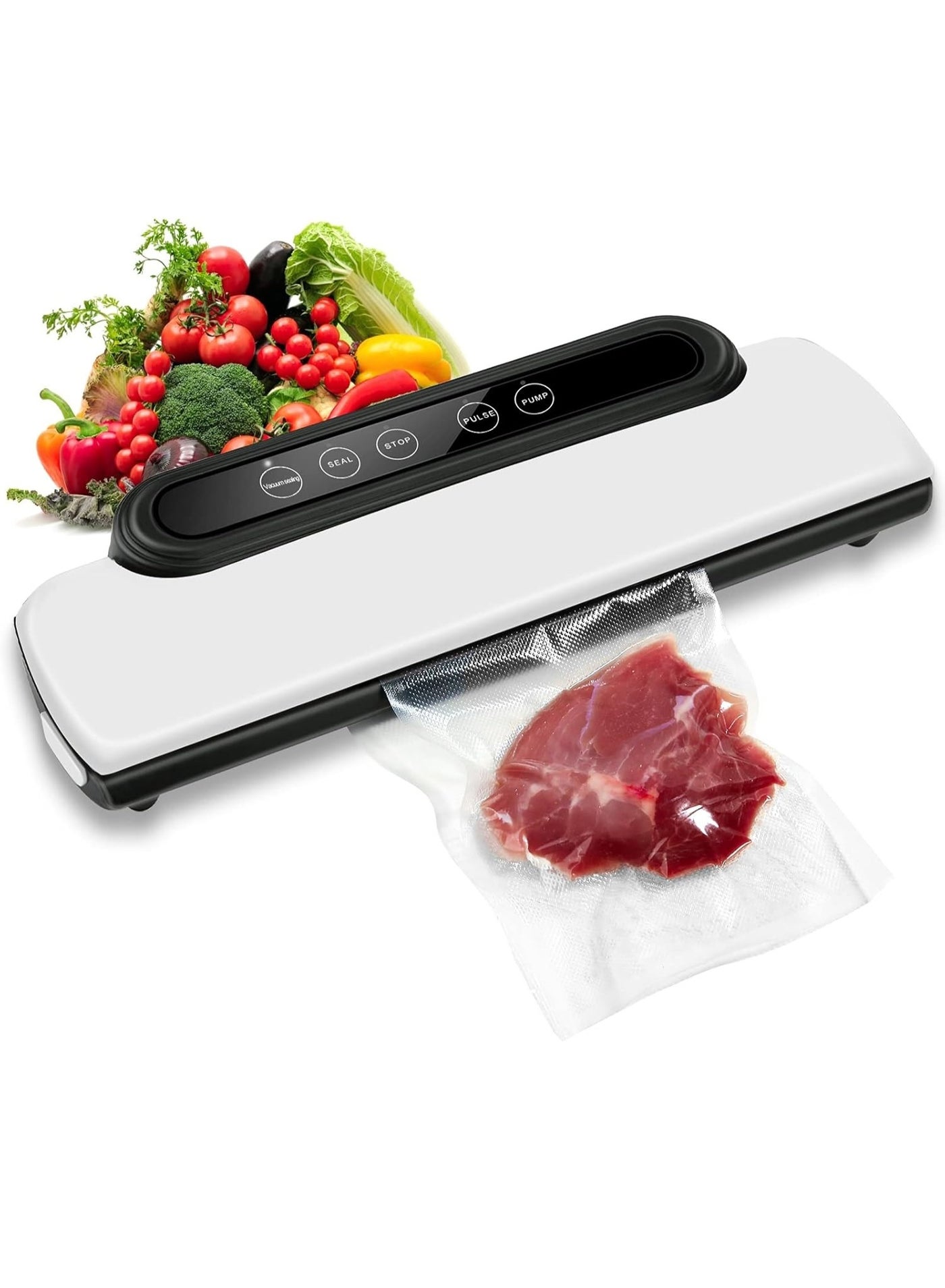 Vacuum Sealer Machine – 5-in-1 Automatic Food Saver…