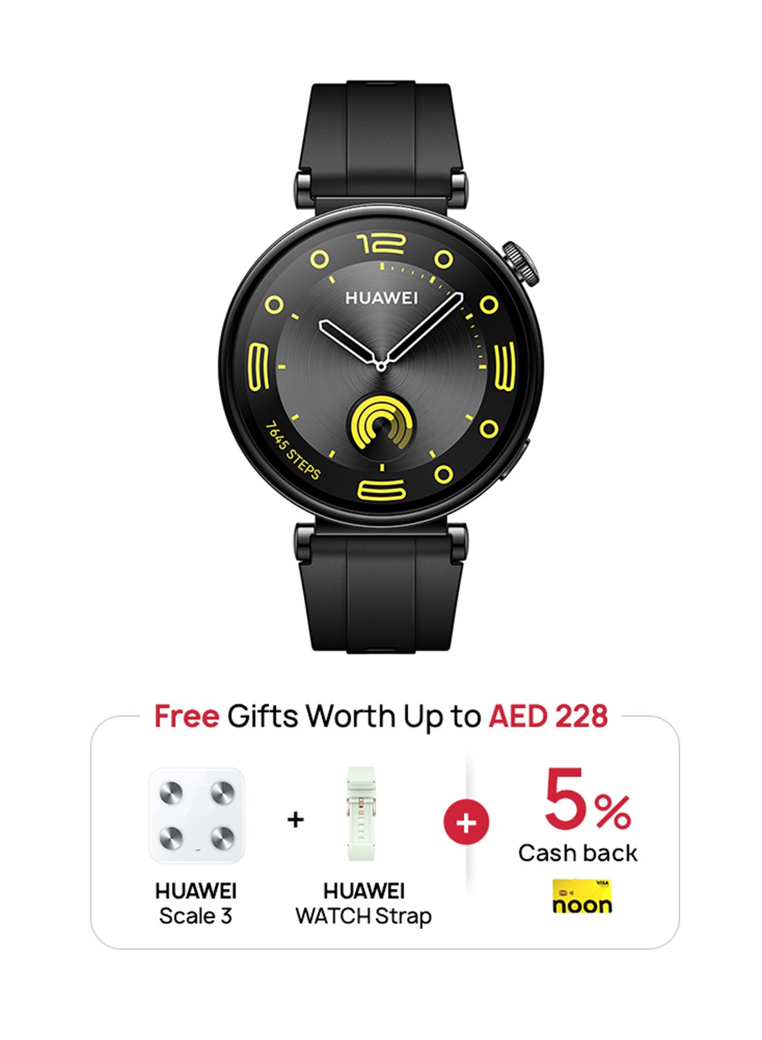 Compare Watch GT4 41mm Smartwatch, + Scale3 + Strap, 7Day Battery Life, Pulse Wave Analysis, Female Health Management 3.0, 247 Health Monitoring, Compatible With Andriod And iOS Black at KSA Price