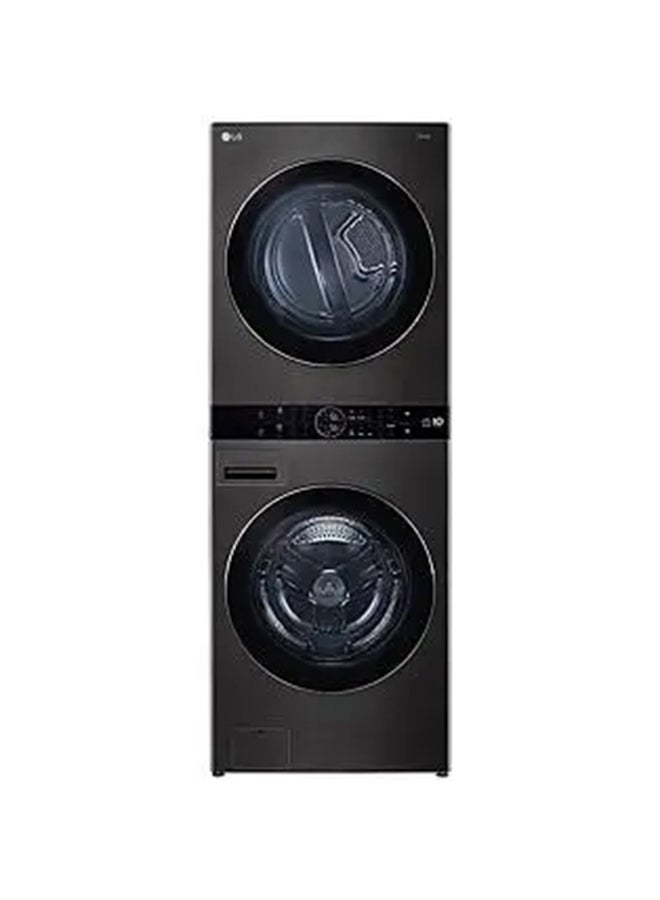 Compare Wash Tower 19 Kg washer  16 Kg dryer, 1100 RPM with Smart pairing, TurboWash 360, AI DD, Stainless steel drum Turbo wash, Smart pairing, Thinq wifi W1S1CVK2EHM Black at KSA Price