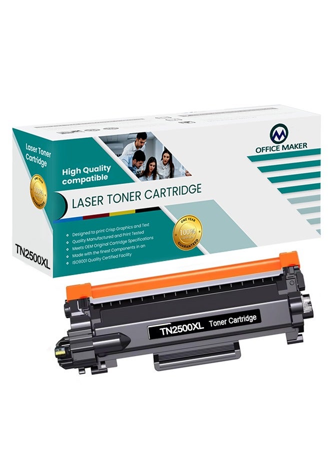 Office Maker TN2500XL High Yield Black Ink Printer…