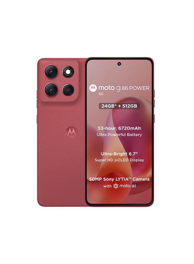 Moto G86 Power Dual SIM PANTONE Chrysanthemum…
