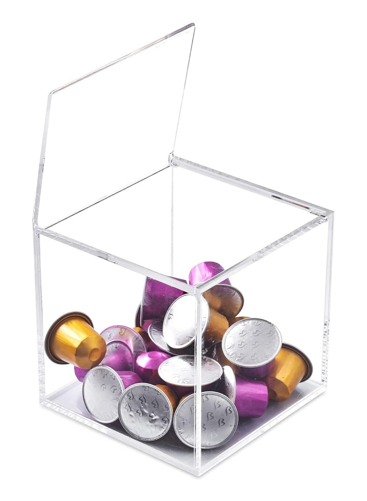 Compare Capsule Holder Coffee Capsule Holder Tea Bag Organizer Clear Acrylic Dispenser for Capsules at KSA Price
