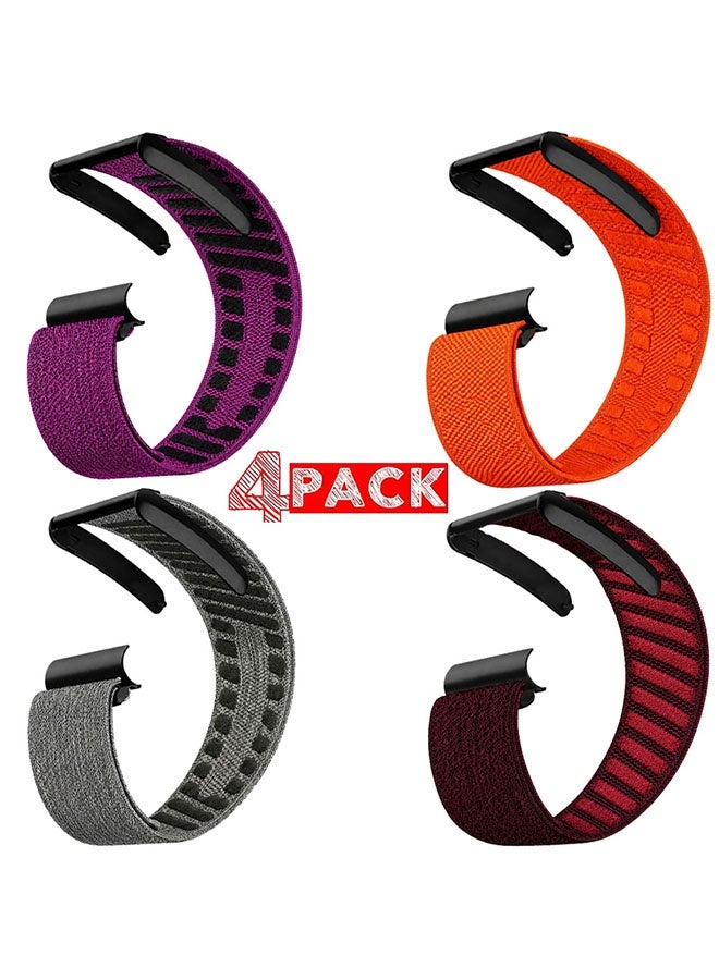 4 PACK Whoop 5.0 Nylon Band, Adjustable Stretch…