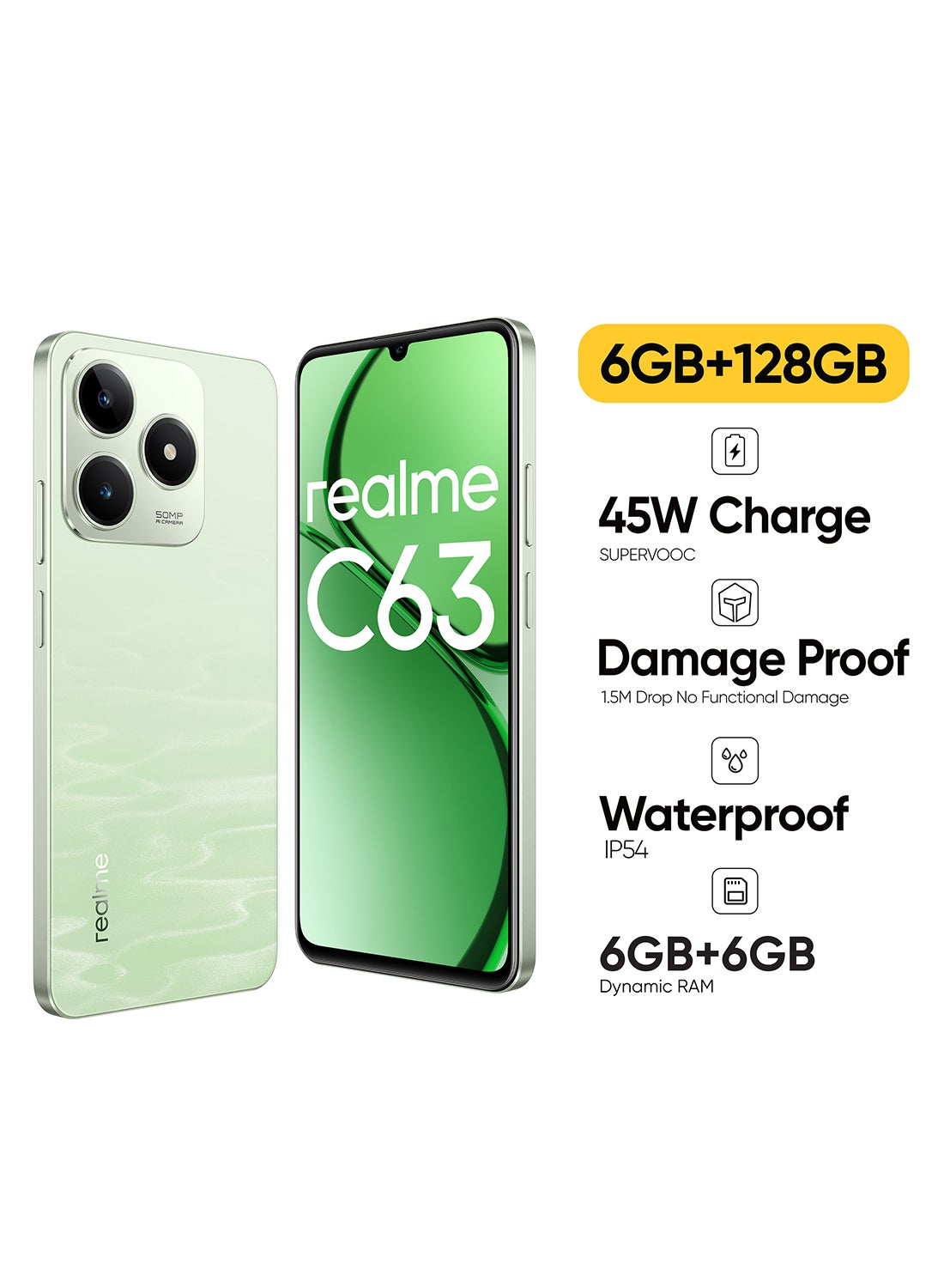 Compare C63 Dual SIM Jade Green 6GB RAM 128GB 4G  Middle East Version at KSA Price