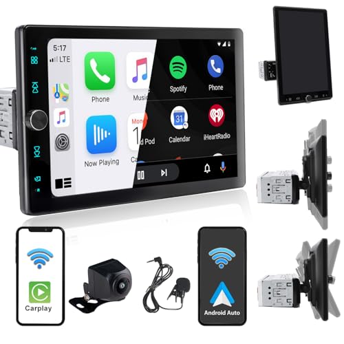 Alondy Single Din Car Radio Touchscreen 104…