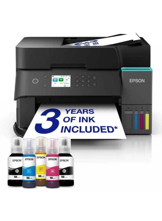 Compare EcoTank L6370 A4 WiFi Duplex AllinOne Ink Tank Printer, 1 Year Warranty Black at KSA Price