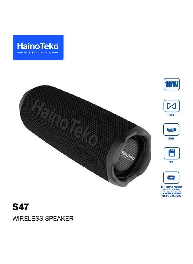 Haino Teko S47 Wireless Bluetooth Speaker 10W…