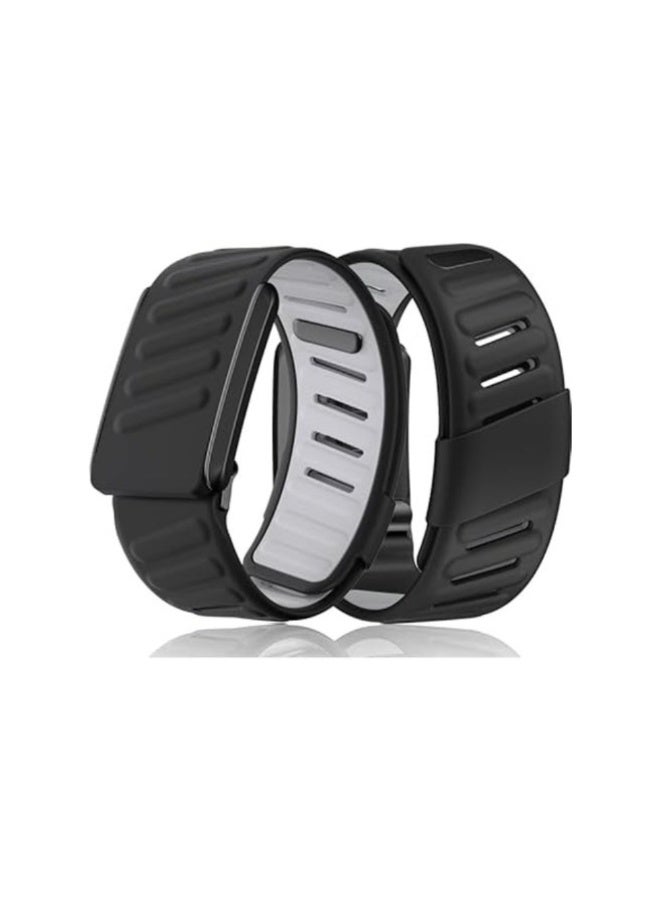 Compare Silicone Wristband Compatible with Whoop 4.0 Band, Comfort Durable Soft Adjustable Silicone Sports Loop Strap for Men & Women, with U Shapped Connector at KSA Price