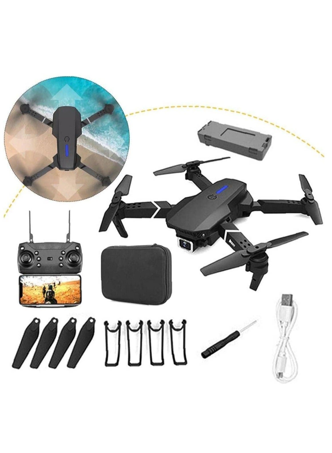 E88 Ayoo 4K Mini Drone with Dual Camera – The Ultimate…