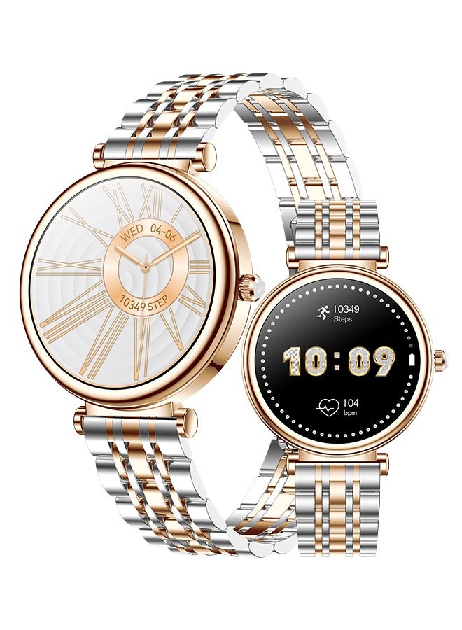 Compare Ladies smart watch, 1.27 highdefinition touch screen, sports fitness tracker and heart rate measurement, waterproof smart watch, exquisite appearance, fashionable design at KSA Price