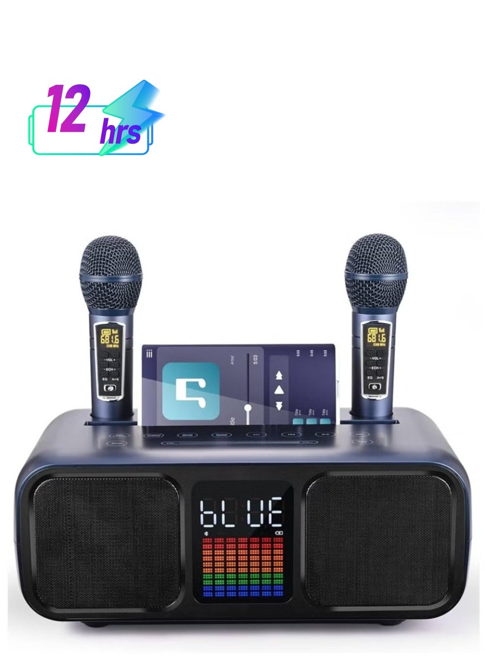 Compare S39 Pro Portable Bluetooth Speaker with 2 Microphones – Wireless Karaoke System, 360° Surround Sound, IPX6 Waterproof, Long Battery Life – Perfect for Parties, Travel & Outdoor Adventures at KSA Price