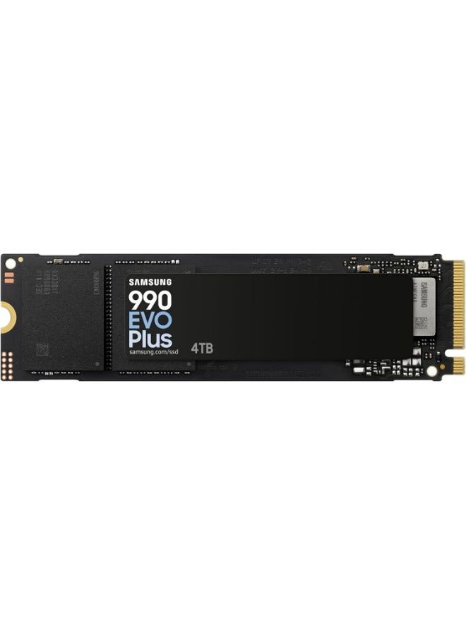 Compare 4 TB 990 EVO Plus NVMe M.2 SSD, PCIe 4.0 x4  PCIe 5.0 x2, NVMe 2.0 2280, 7250MBs Read, 6300MBs Write, Internal SSD for Gaming and Graphics Editing, MZV9S4T0BW 4 TB at KSA Price