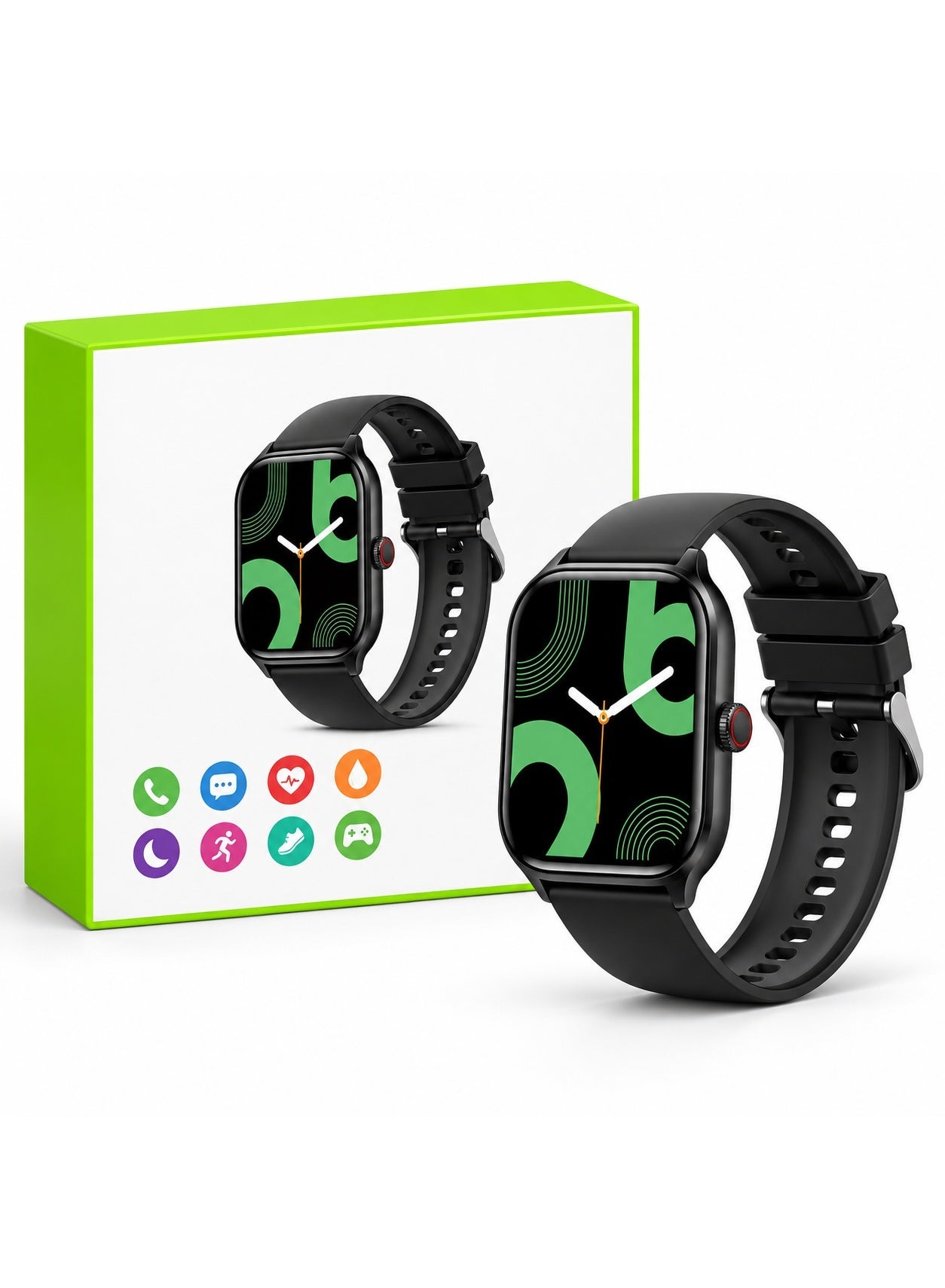 Smartwatch with 2.2 Inch Curved Display Bluetooth…