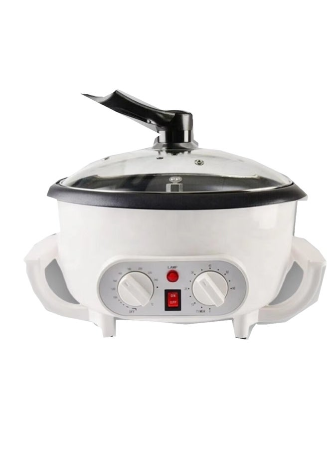 Compare Electric Coffee Bean Roaster, 750G Capacity, 800W Power, Precise Dual Timer Control, Black & White Finish Options – Model LC38252 at KSA Price