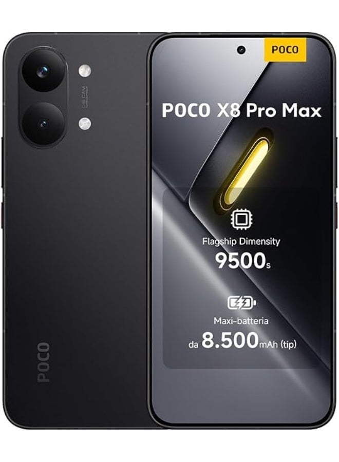 Compare POCO X8 Pro Max Dual SIM 5G Black 12GB RAM 512GB  Global Version at KSA Price