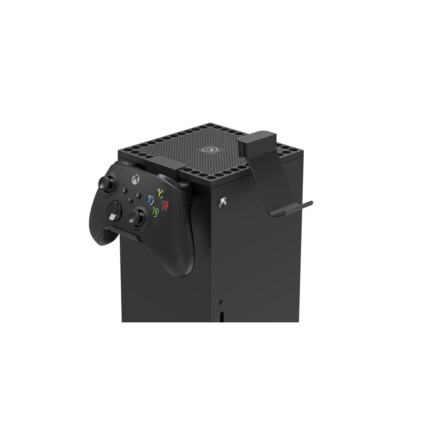 Compare Dust Cover Controller Mount Compatible for Xbox Series X  2 in 1 Game Accessories with Dust Filter Cover Compatible for XSX Console and 2 Holder Hanger Stand for Series X Controller & Game Headset at KSA Price