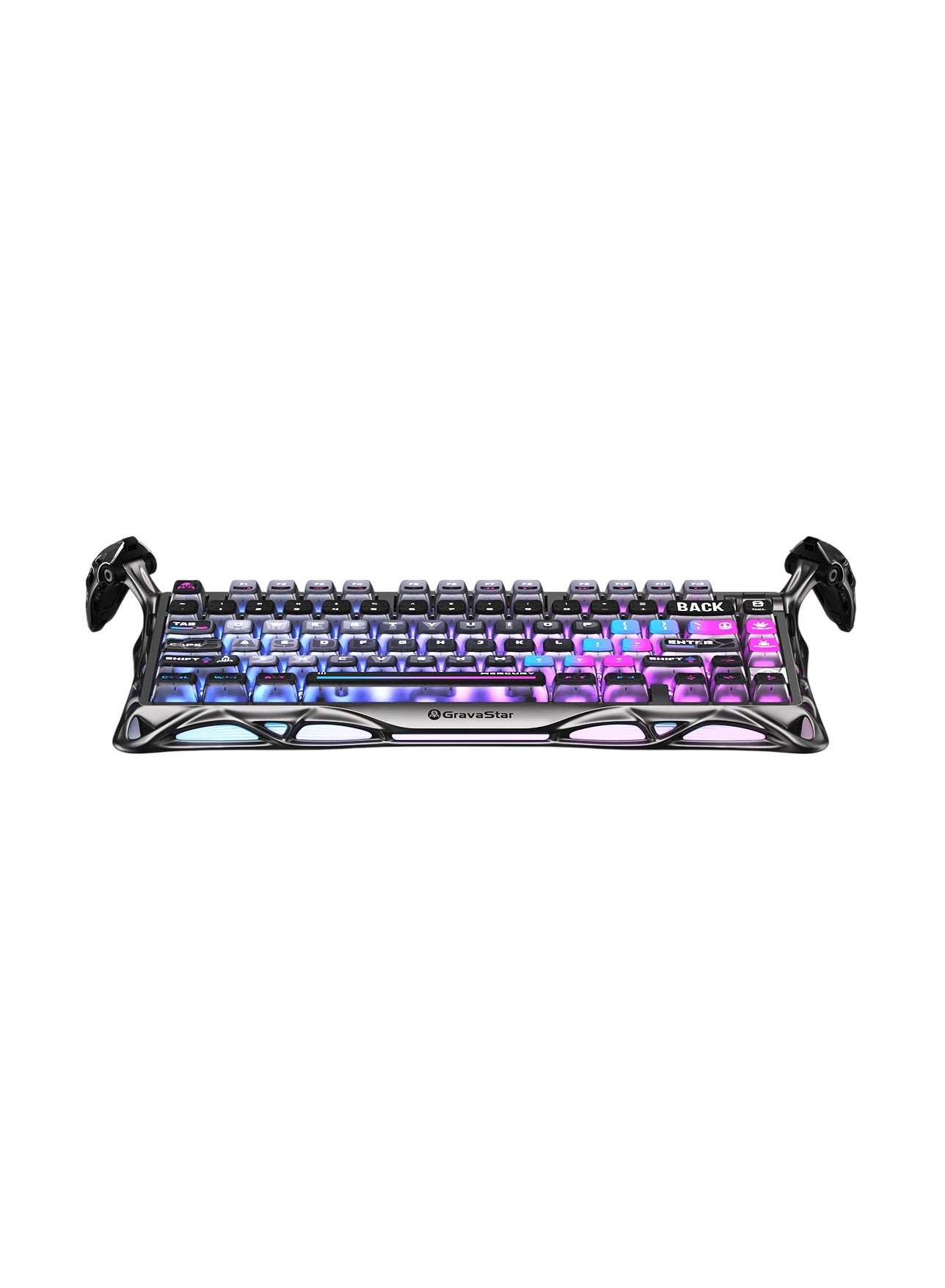 Compare K1 Pro Special Edition Mechanical Gaming Keyboard Cyberpunk 75% Layout, 79 Keys +KNOB, HotSwappable, Custom Linear Switches, RGB Backlit, WirelessWired, 8000mAh Battery, Bluetooth2.4GHz at KSA Price