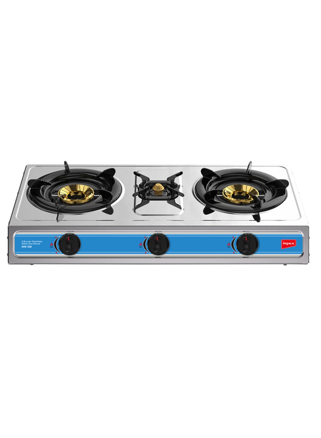 3 Burner Stainless Steel Gas Stove with High…