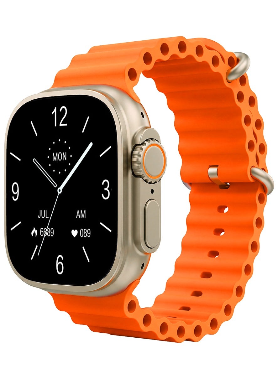 Compare Porodo MX Ultra Smart Watch, 2.01Inch IPS Touchscreen, Bluetooth 5.3 Calling, Heart Rate & Blood Oxygen Monitoring, Sleep Tracking, 23 Sports Modes, Fitness Activity Tracker, Smart Notifications, Wireless Charging, IP65 Splash Resistant, 2–5 Days Battery Life, Android & iOS Compatible at KSA Price