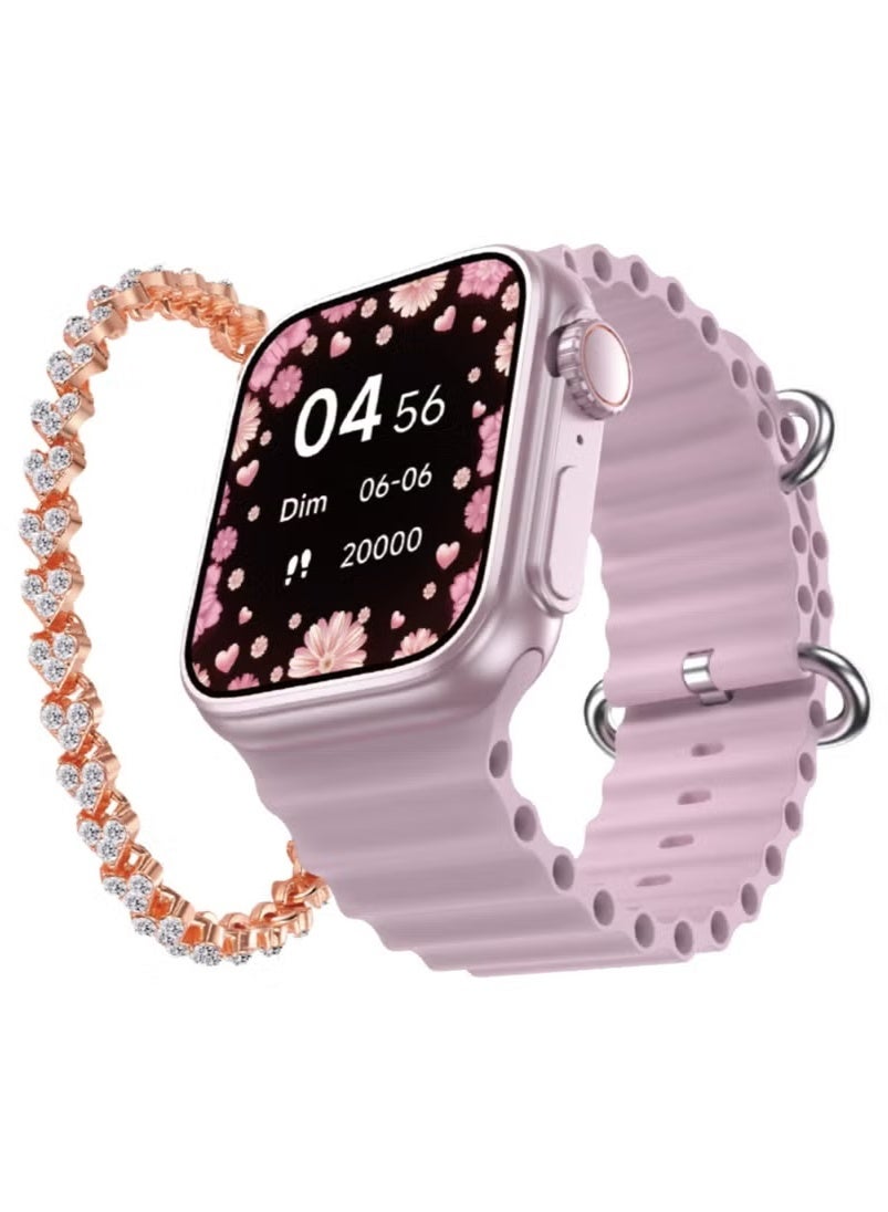 Ultra Mini 38MM Ladies Smart Watch with 3 Stylish…