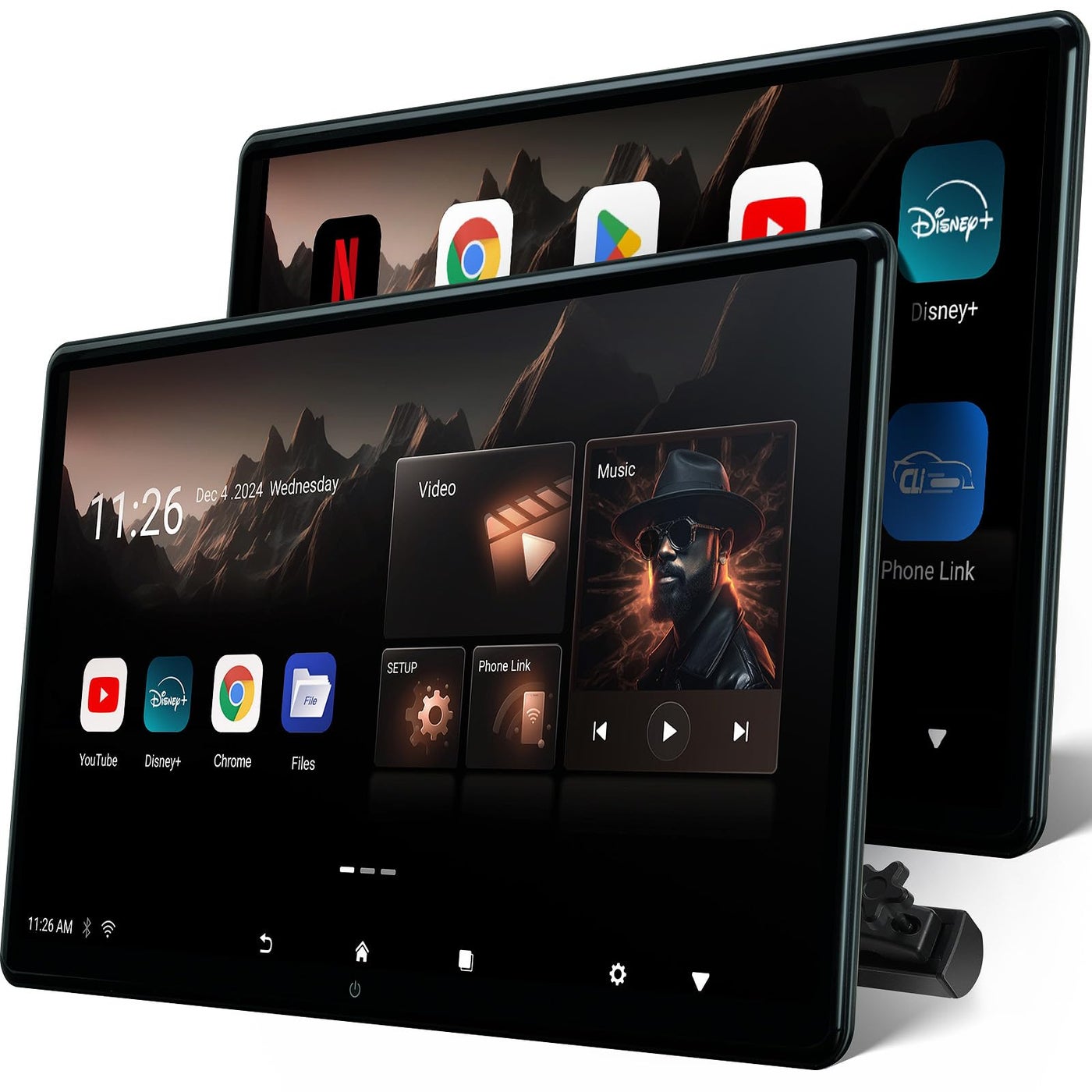 Compare 156 inch 4K Android13 Car TV Headrest Monitor for Cars Back seat Rear Entertainment System Support Phone Wireless Mirror Link Touch Screenwith WiFiBluetoothHDMIUSBVideo Player 4G64G2PCs at KSA Price