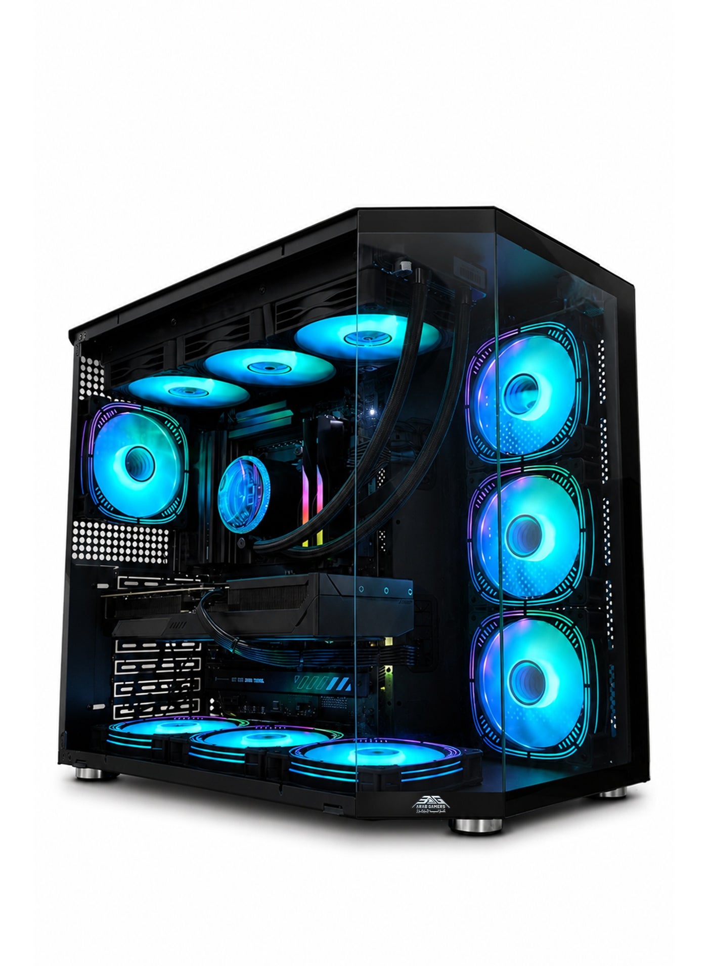 Compare Gaming PC AMD Ryzen 7 9850X3D, NVIDIA RTX 5070 12GB, 32GB DDR5 RAM, 1TB Gen5 SSD, RGB Black Case at KSA Price