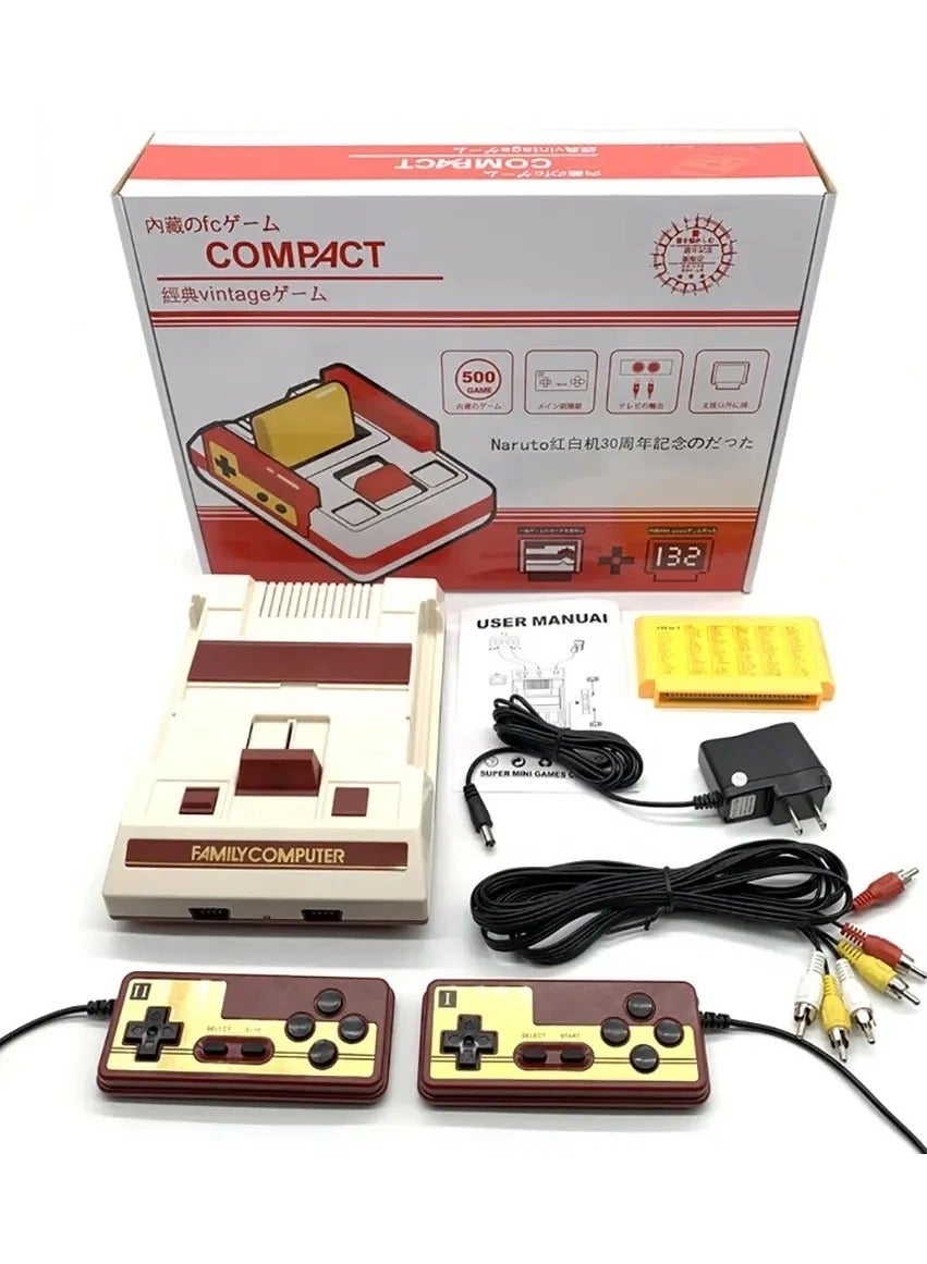 Compare Family Computer FC With 500 Builtin Game And 132 in 1 Game Card at KSA Price
