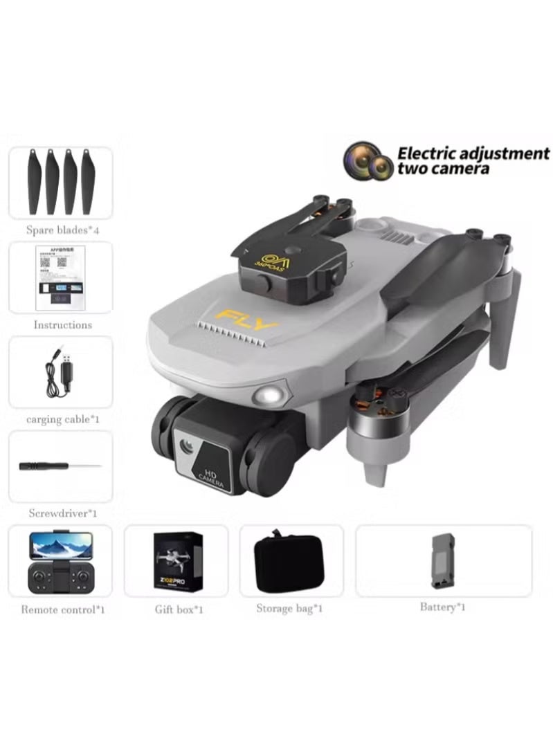 Compare Z102 Original GPS Drone 5G with 8K Dual Camera, 360° Obstacle Avoidance, Professional Aerial Photography Quadcopter, Long Range RC Drone, Smart Flight Modes & Stable Positioning at KSA Price
