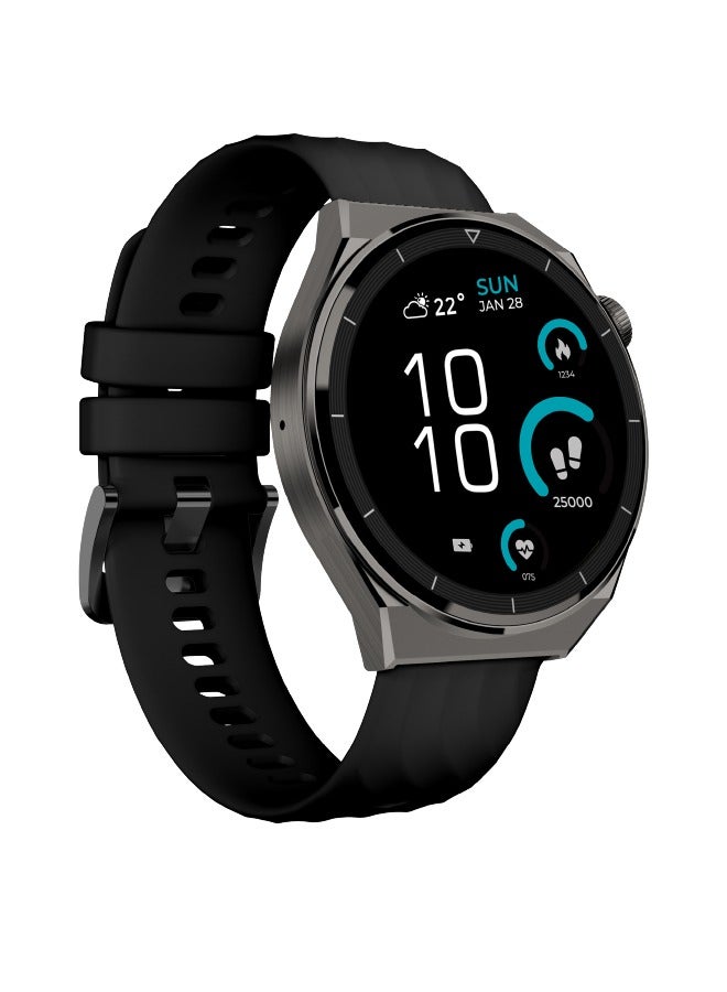 Compare Seeken Gravity Gen 3 Smart Watch | Smart Watches for Men | Watches for Women | Bluetooth Calling & Health Monitoring | 1.43 AMOLED Display | IP67 Waterproof | Long Battery Life | Black at KSA Price