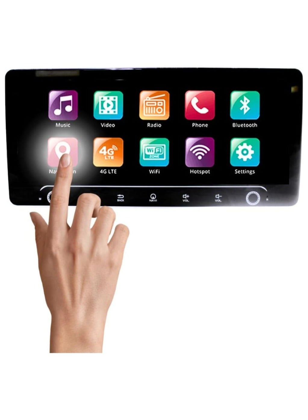 Compare Universal 12.3? Car Android Stereo Double Din Touch Screen Car With Navigation System 4GB+64GB Radio Audio Receiver FM Radio Bluetooth Carplay, WiFi at KSA Price