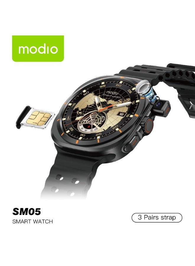 Modio SM05 Smartwatch with HD Calling Sim Card…