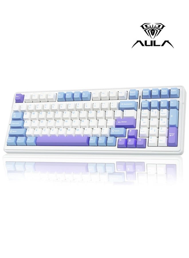 F99 Tri-Mode Gaming Keyboard,Wireless Mechanical…