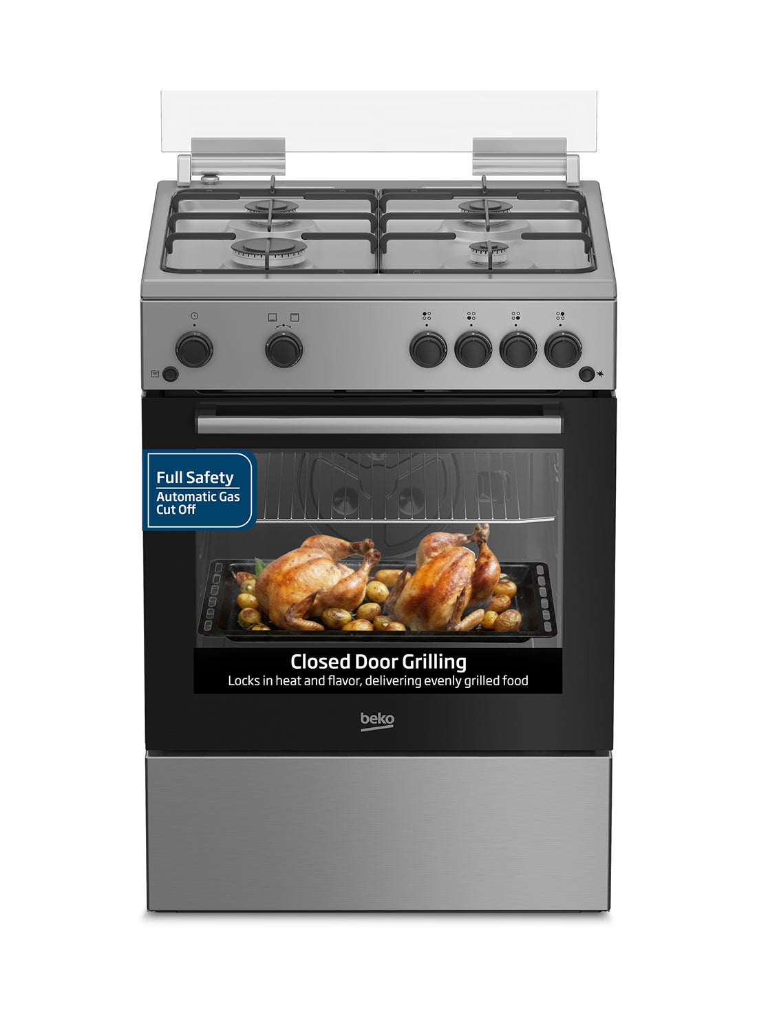 60x60cm Free Standing Gas Cooker, Full Safety,…