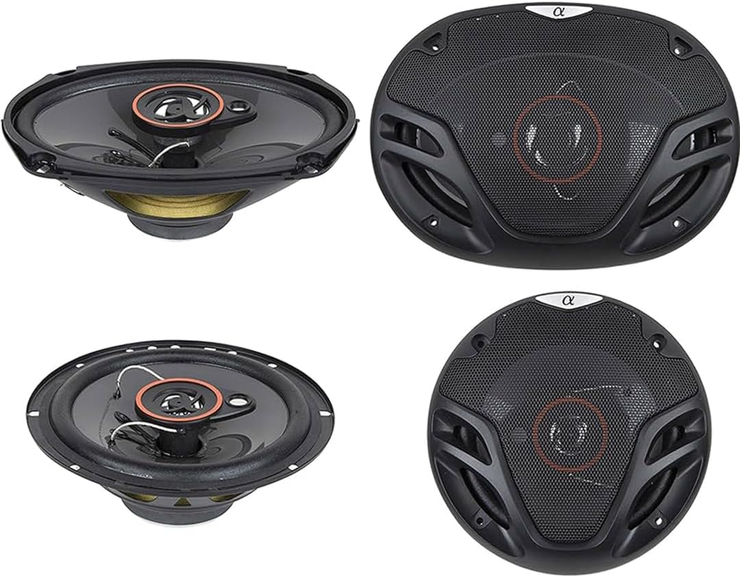 Compare Alphasonik AS2629P 6.5 & 6x9 3Way Car Audio Coaxial Speakers  350W & 500W Max Power at KSA Price