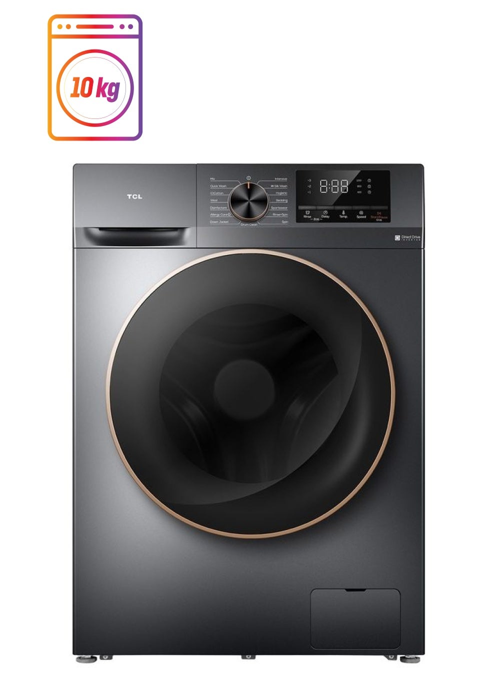 Direct Drive Front Loading Washing Machine, 1200 Rpm…