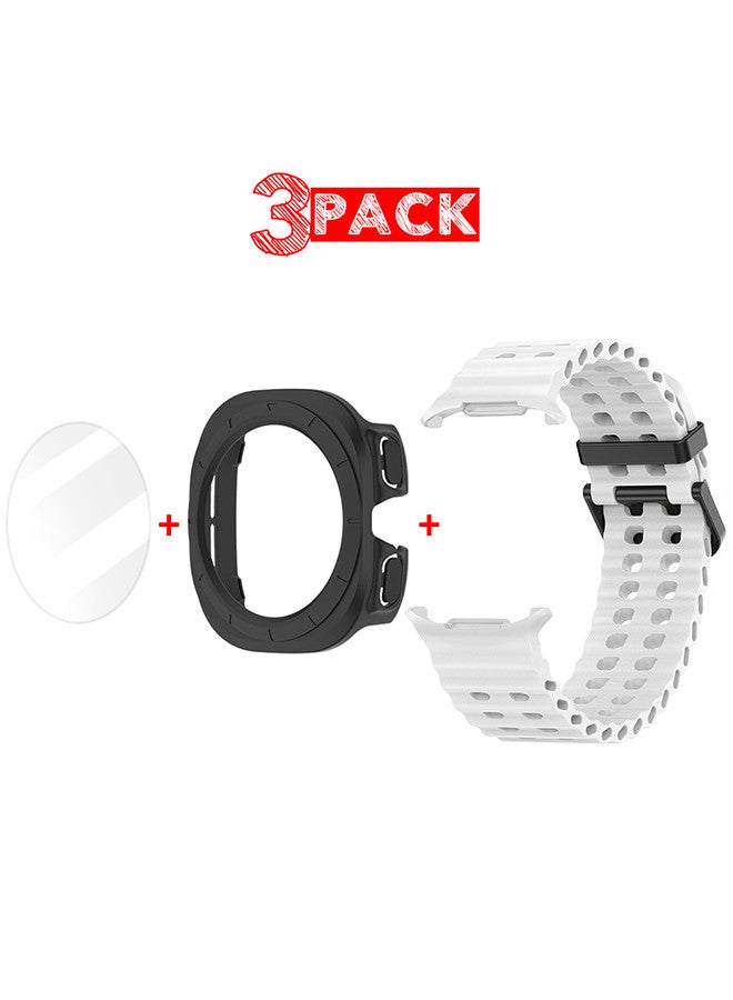 (for Samsung Galaxy Watch 7 Ultra) 3 Packs Silicone…